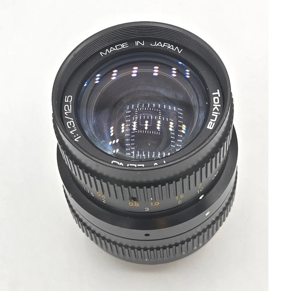 Vintage Tokina‎ 12.5mm f/1.3 TV Lens - C-Mount Made in Japan